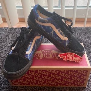 VANS (Lighting) Black/Blue Old Skool Sneakers